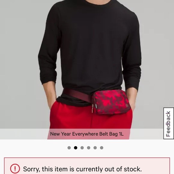 NWT Everywhere Belt Bag Limited Edition Chinese New Year Red Rabbit Print Camo - Picture 4 of 16